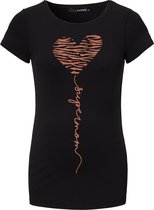 Supermom T-shirt Heart Zwangerschap - Maat XS