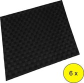 6 PLACEMATS POLYESTER ZWART 30x45cm