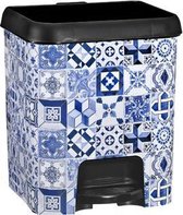 PEDAL huisvuilemmer 7 L zwarte kleur ALHAMBRA