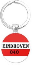 Akyol - Eindhoven 040 Sleutelhanger - Eindhoven - Eindhovenaar - Leuk kado voor iemand die uit Eindhoven komt - 2,5 x 2,5 CM