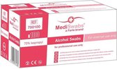 MediSwab - Alcohol Doekjes - 70% Isopropylalkohol - 100 x doekjes - 300mm x 3cm