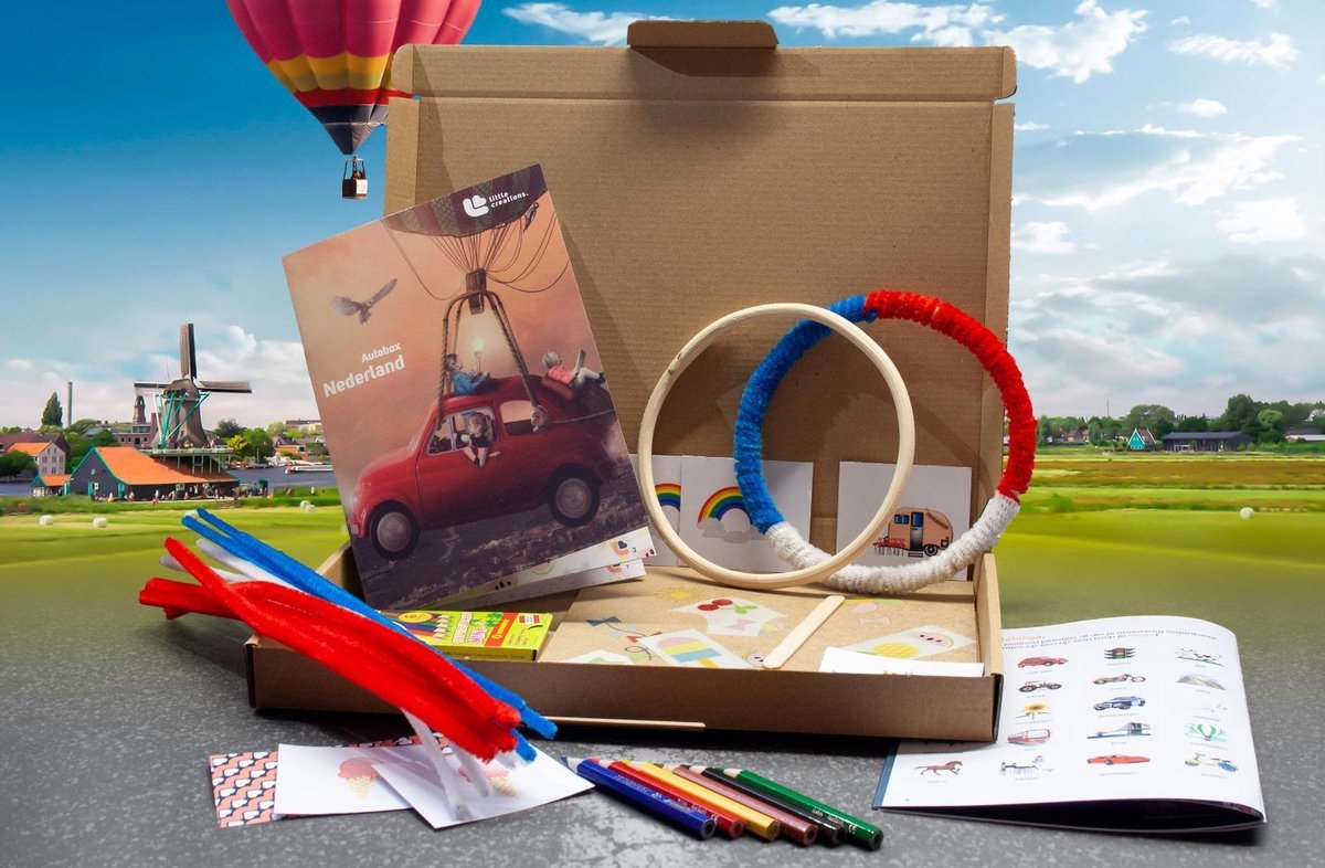 Autobox voor onderweg België | Autopakket voor kinderen | Spelletjes