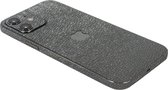 ScreenSafe Skin iPhone 12 Black Leather met logo