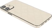 ScreenSafe Skin iPhone 12 mini Stitcht Golden Shimmer zonder logo