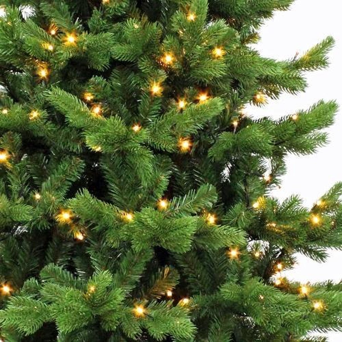 Triumph Tree arbre de Noël artificiel avec LED Delux Sherwood Taille en CM:  215 x 135 Vert 288 LUMILES avec LED blanc chaud - Cdiscount Maison