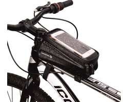 Swissten Telefoonhouder Fiets Waterdicht - XXL - Universele Fietshouder - t/m 6.7 inch - Geschikt voor iPhone & Samsung - Zwart