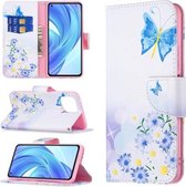 Voor Geschikt voor Xiaomi Mi 11 Lite Gekleurd Tekenpatroon Horizontale Flip Lederen Case met Houder & Kaartsleuven & Portemonnee (Butterfly Love)