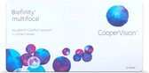 -6.50 - Biofinity® multifocal - +1.00 - D - 3 pack - Maandlenzen - BC 8.60 - Multifocale contactlenzen