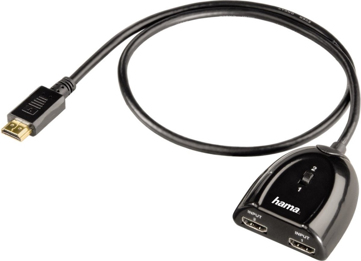 Bol.com Hama HDMI switcher 2x1 aanbieding