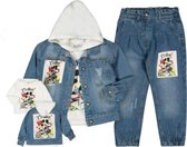 Mickey Mouse Kinderkleding  Jeans 3 Delige Set 5 jaar