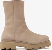 VIA VAI Livia Brooke Enkellaarsjes - Beige - Maat 40
