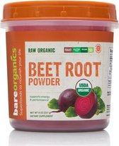 BareOrganics – Beet Root Powder (Bietenwortel poeder) – Superfoods – 227 gram – 2 maanden voorraad