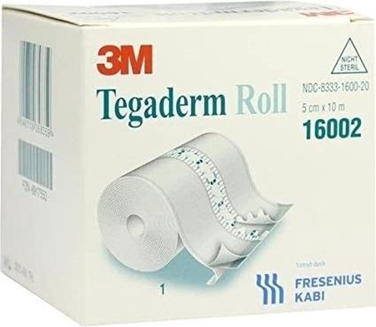 3M Tegaderm Roll transparant Filmverband 5cm x 10 m