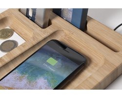 ByWalter Bamboo Single Dock - 15W Magnetic Charger - USB-C