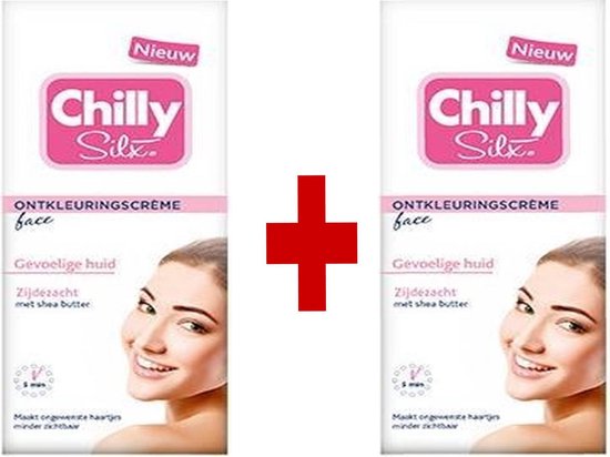 2 x Chilly Silx Gezicht - Ontkleuringscrème 50 ML | bol.com
