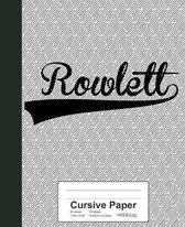 Cursive Paper