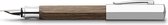 Faber-Castell vulpen - Ondoro - gerookt eikenhout - F - FC-147581