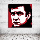 Pop Art Johnny Cash Poster - 90 x 90 cm Fotopapier Mat 180 gr - Popart Wanddecoratie