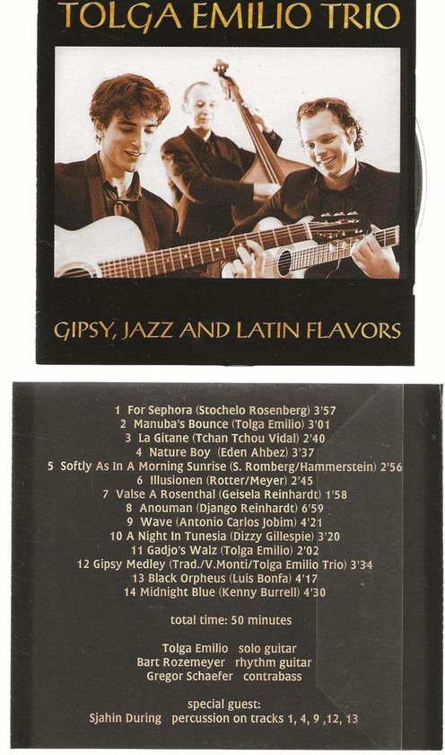 5028421562186 - Tolga Emilio Trio - Gipsy Jazz Latin Flavors