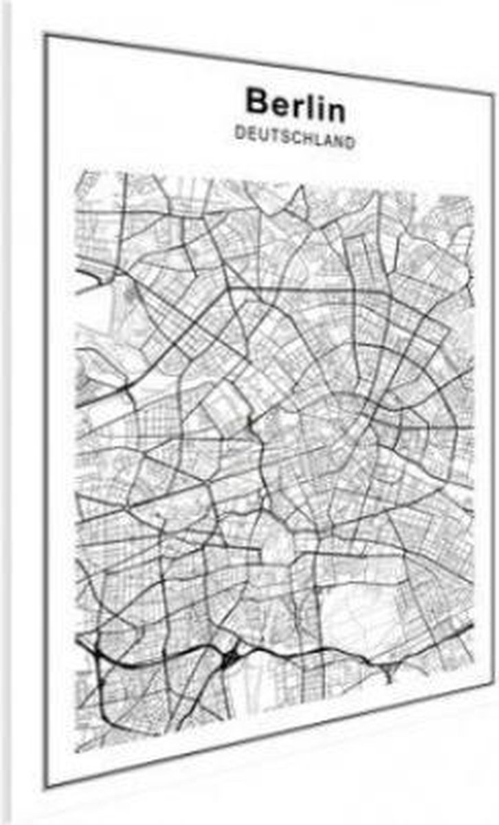 Stadskaart Berlijn - Poster 40x30