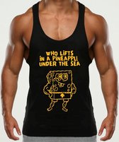 tanktop - fitness - bodybuilding - spongebob - medium