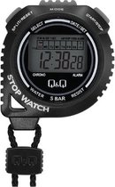 Stopwatch van Q&Q tijdaanduiding , 5 bar waterdicht , met alarm model hs48