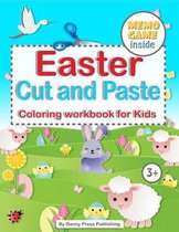 Easter Cut and Paste coloring workbook for Kids