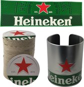 Heineken Bier Vilthouder, Viltjes, Rubberen Heineken Barmat Decoratie Reclame Wandborden Mancave Bar Cafe