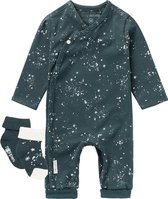 Noppies SET(3delig) Playsuit Noorvik Dark Slate met 2 paar bijpassende sokjes - 50