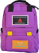 ATILIM Sports Unisex Backpack- Purple- School Tas- School Bag- Travel bag- Water resistant- 25 liter