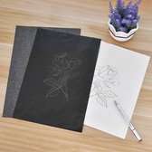 Carbonpapier - Overtrekpapier - Carbonpapier Voor Hobby - Tekenen - Kunst - 100 stuks A4 formaat
