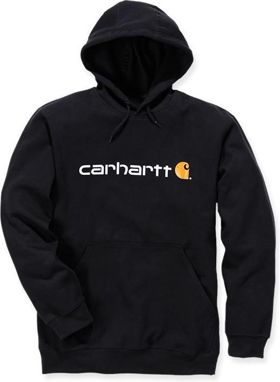 Carhartt 100074 Signature Logo Sweatshirt - Original Fit - Black - XS