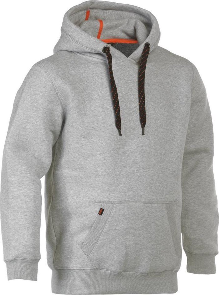 Herock Hesus Sweater met kap - Licht Heather Grey - Maat XL - Additionals