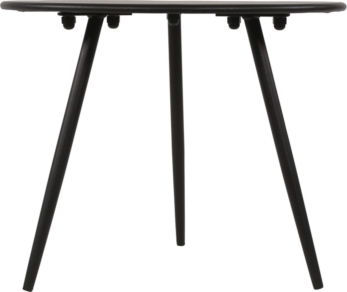 Lesli Living Table d'appoint Rafael 45x35 cm noir