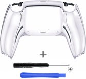 PS5 Controller Behuizing Shell - Zilver Chrome - Back Shell