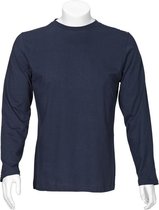 T'RIFFIC® EGO T-shirt Lange mouw Single jersey 100% katoen Marine size XL