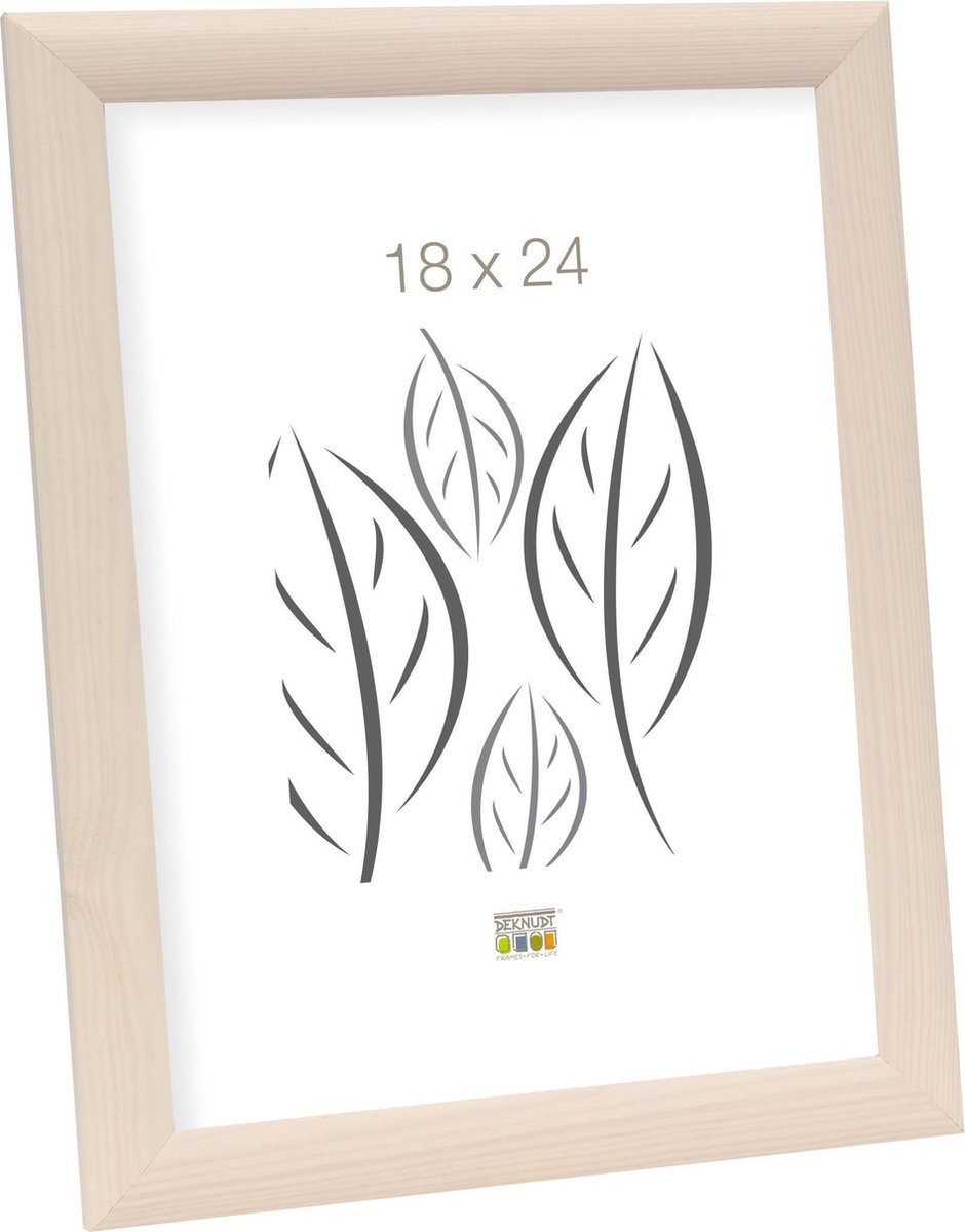 Deknudt Frames fotolijst S40CL1 - wit - voor foto: 18x24 cm