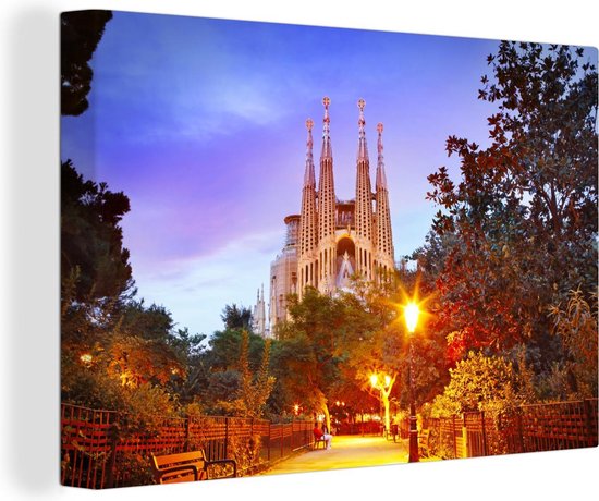 De Kathedraal Van Barcelona Sagrada Familia - Spanje Redactionele