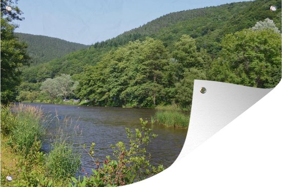 Tuinposter - Tuindoek - Tuinposters buiten - Een rivier stroomt door de