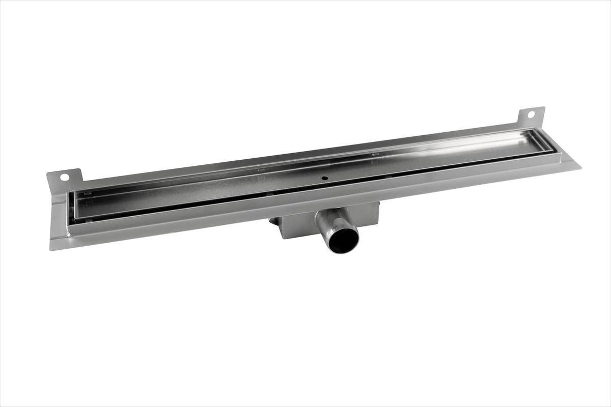 CityLine douchegoot RVS 80cm Zijuitloop Muurflens