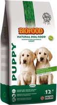 Hondenvoer / Heerlijke Puppy-brok van Biofood zit vol met hoogwaardige rund en kip, voor alle puppy‘s van 3 weken tot 12 maanden.