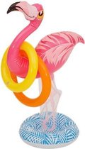 3x Opblaasbare Ringenwerpspel Flamingo - Ringen Gooien (3 stuks)