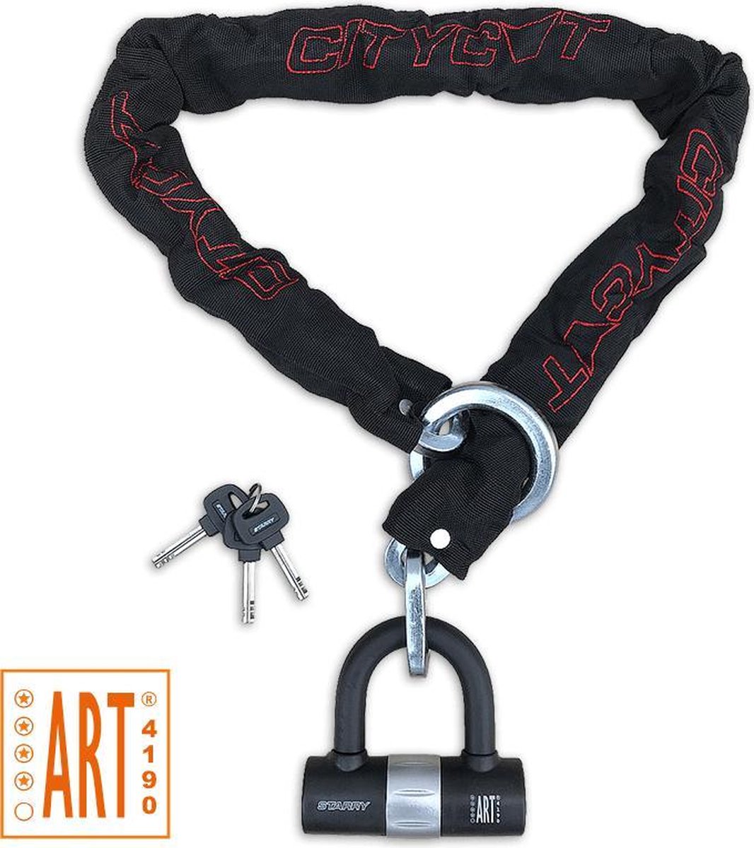 Onguard Akita 8044 Cadenas Câble Vélo 120 Cm X 10 Mm - Noir/Jaune