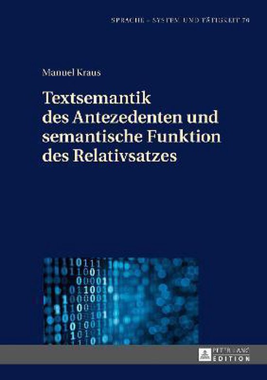 Textsemantik des Antezedenten und semantische Funktion des R ... - cover