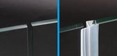 Douche strip 10 mm - badkamer - douchedeur - water - vocht - siliconen - schimmel - onderhoud