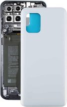 Glasmateriaal Batterij Achterklep voor Geschikt voor Xiaomi Mi 10 Lite 5G (wit)