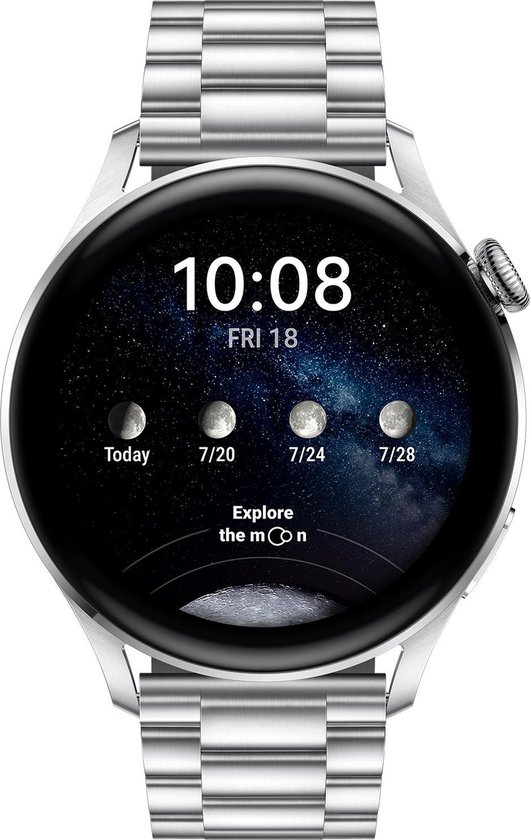 Huawei Watch 3 Elite – Smartwatch – eSIM – 46mm – Stainless steel