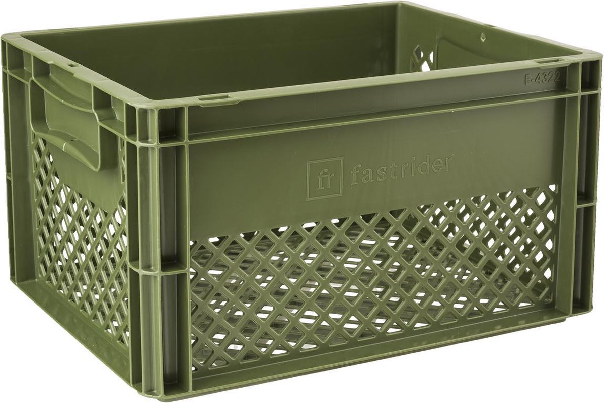 Fastrider Fietskrat Medium - Army Groen - 22L