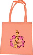 Anha'Lore Designs - Tribal - Exclusieve handgemaakte tote bag - Oud roze