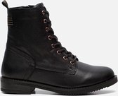 Ann Rocks Veterboots zwart - Maat 42